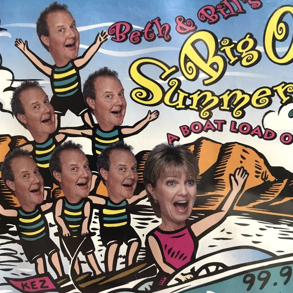 99.9 KEZ FM Music CD Beth & Bill's Big Ol' Summer Vol 11 Nostalgic Radio Show